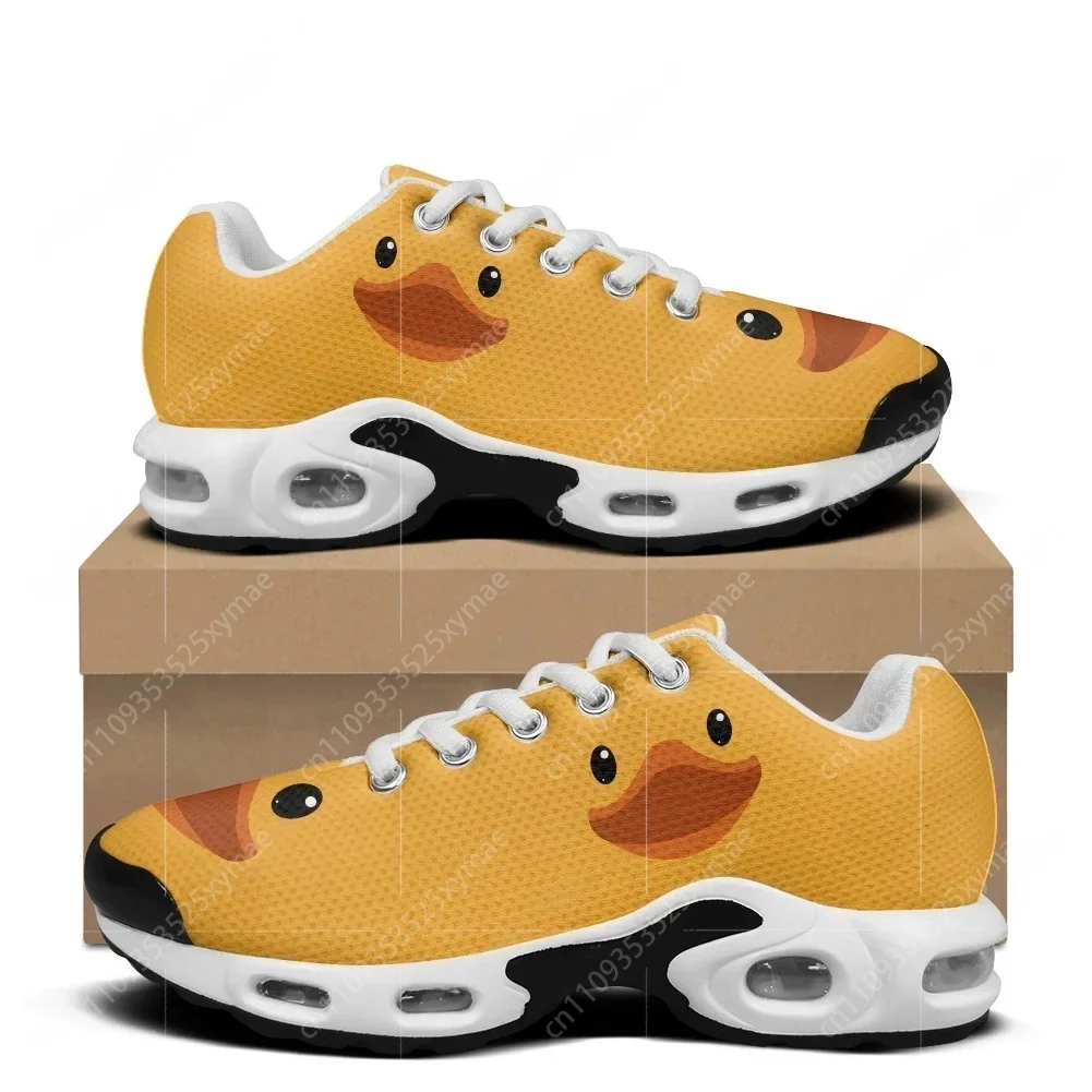 Men Shoes Yellow - Cartoon Cute Yellow Duck Pattern Air
