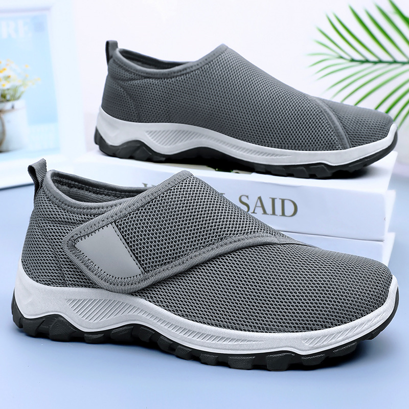 Men Shoes Velcro - 2026 New Summer Men's Mesh Shoes