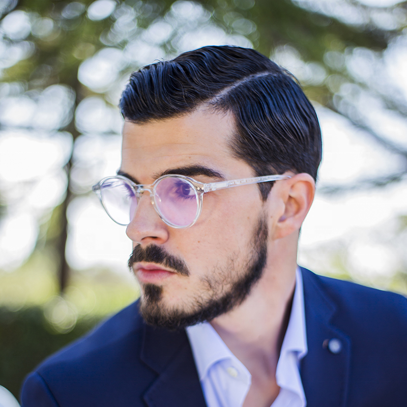 Men Shoes Zegna - ZENOTTIC Retro Anti-blue Light Glasses Blue