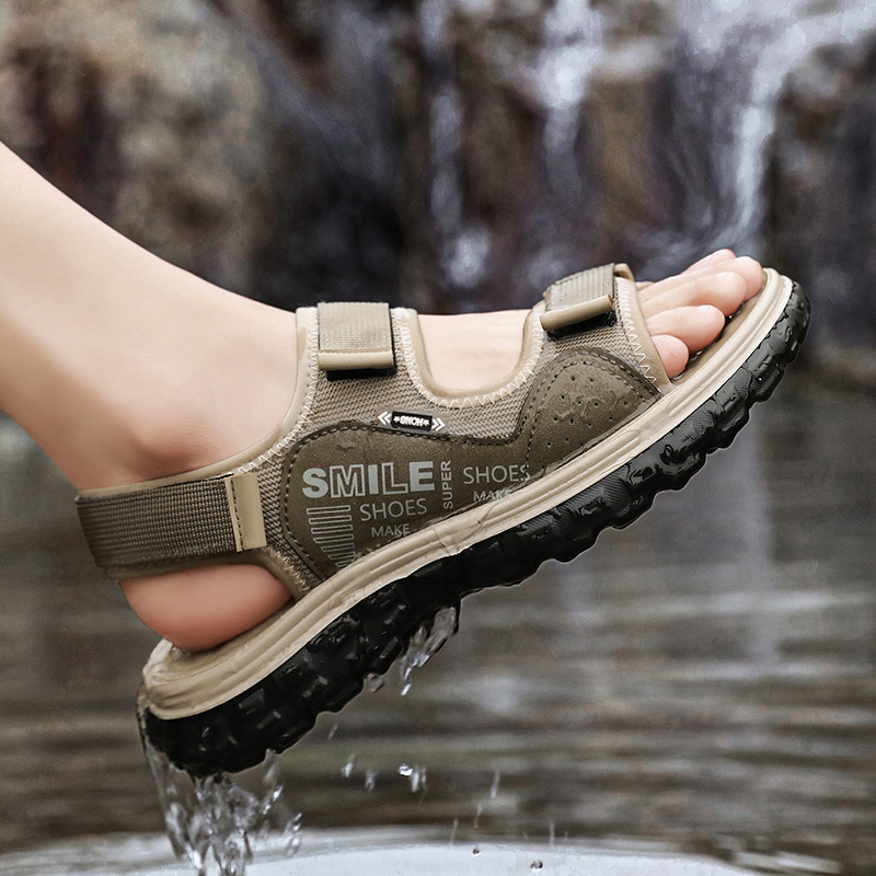 Men Shoes Velcro - Men's 2026 New Summer Sandals, Adjustable