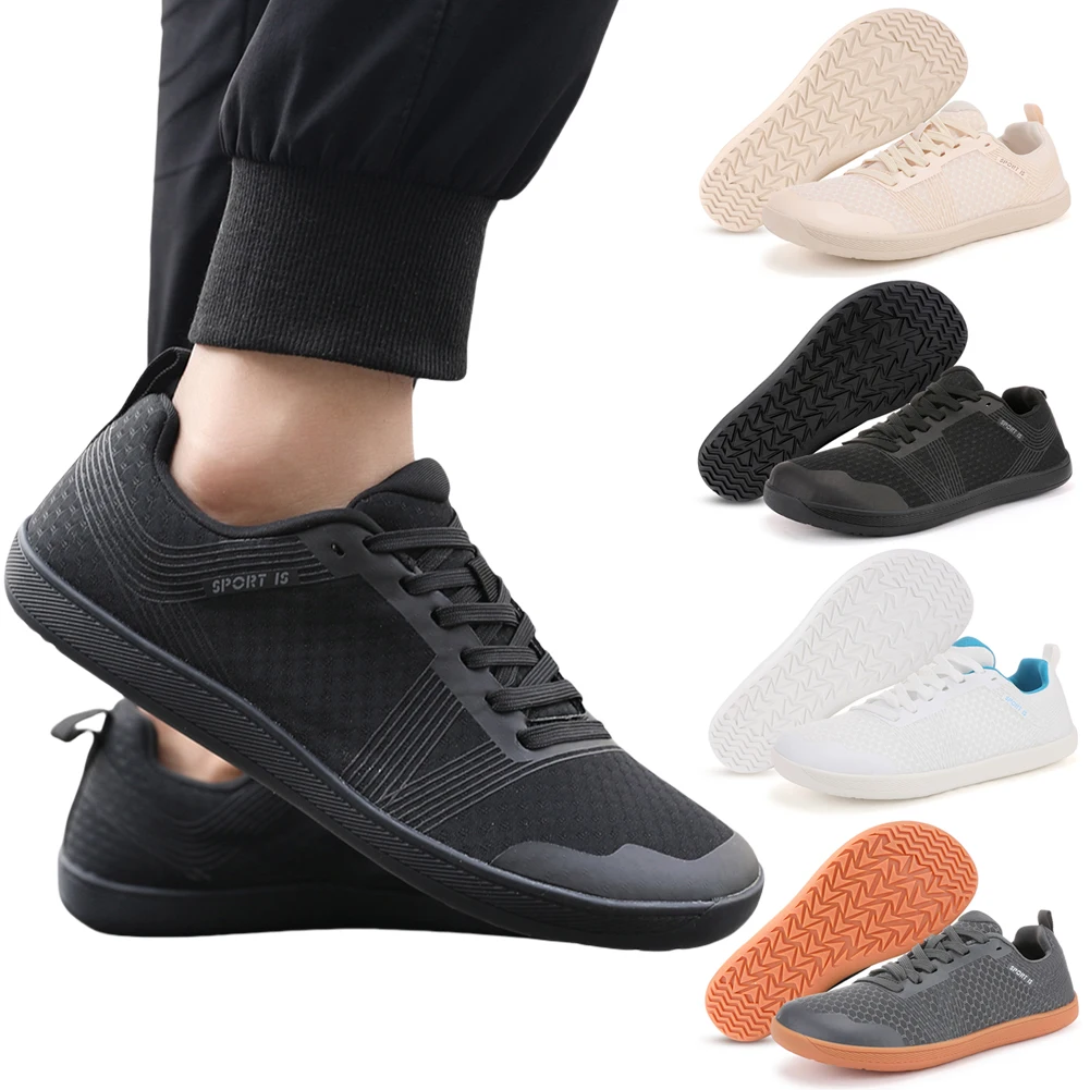 Men'S Shoes Wide Width - Minimalist Barefoot Shoes Cross Trainer Shoes