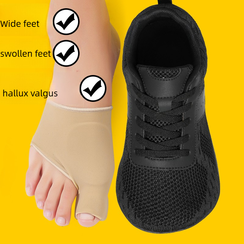 Men'S Shoes Wide Width - Unisex Wide Toe Box Sneakers Breathable