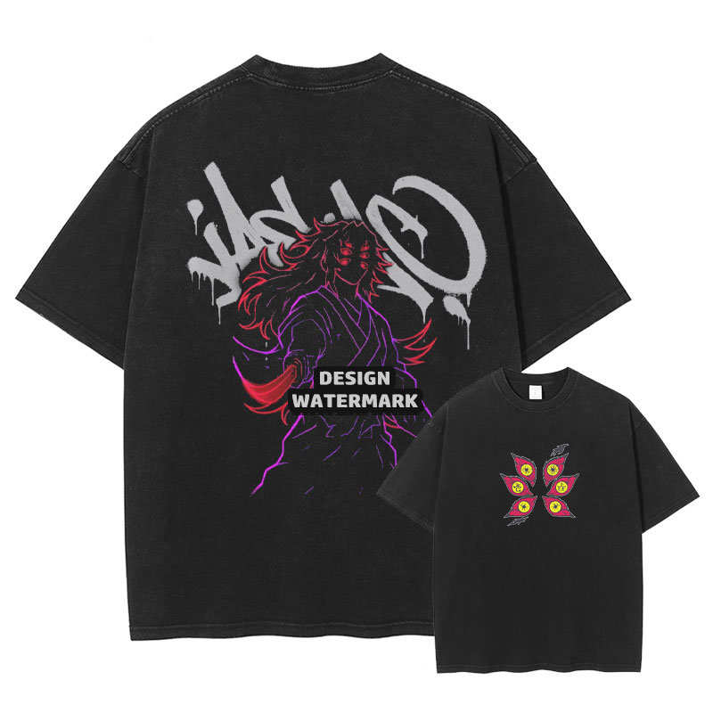 Men'S Shoes Xl - Anime Kokushibo T Shirt D-Demon Slayer