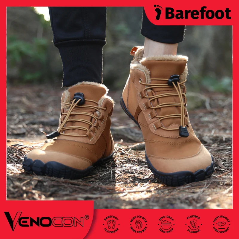 Men'S Shoes For Wide Feet - VENOCON PINGKEE Wide ToeBox Barefoot Casual