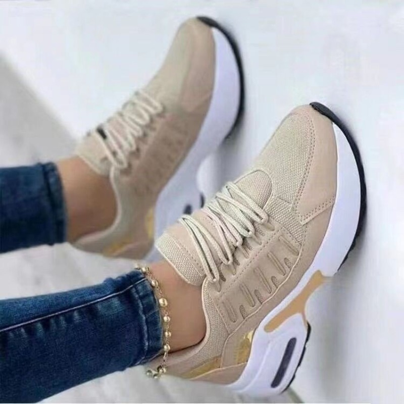 Mesh Trainer Breathable - Womens Fashion Sneaker Platform Air Cushion