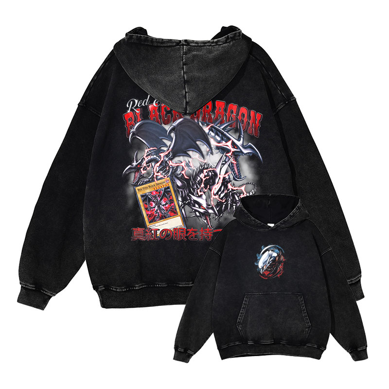 Yu Gi Oh Hoodies Blue Eyes Dra - Men'S Shoes Xl ulasan dan harga