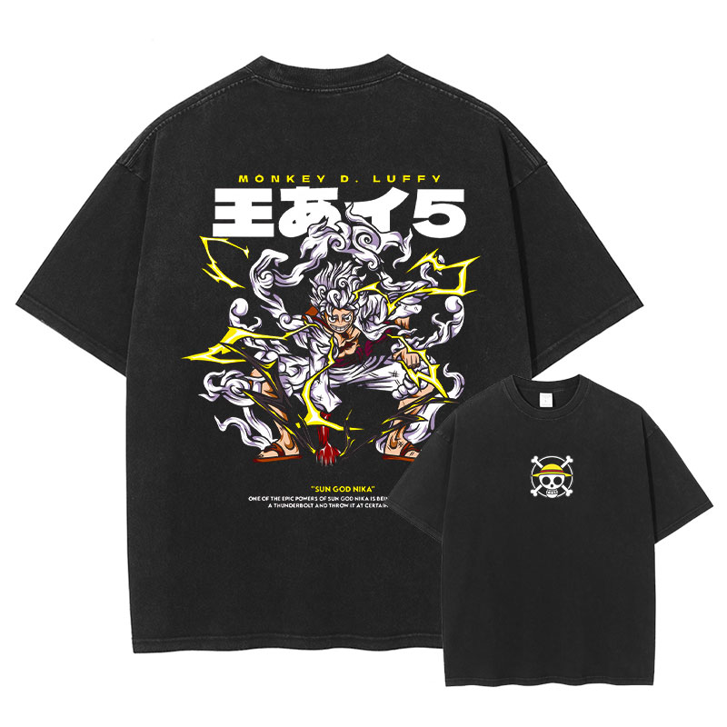 Anime Nika Luffy T Shirt Vinta - Men'S Shoes Xl ulasan dan harga