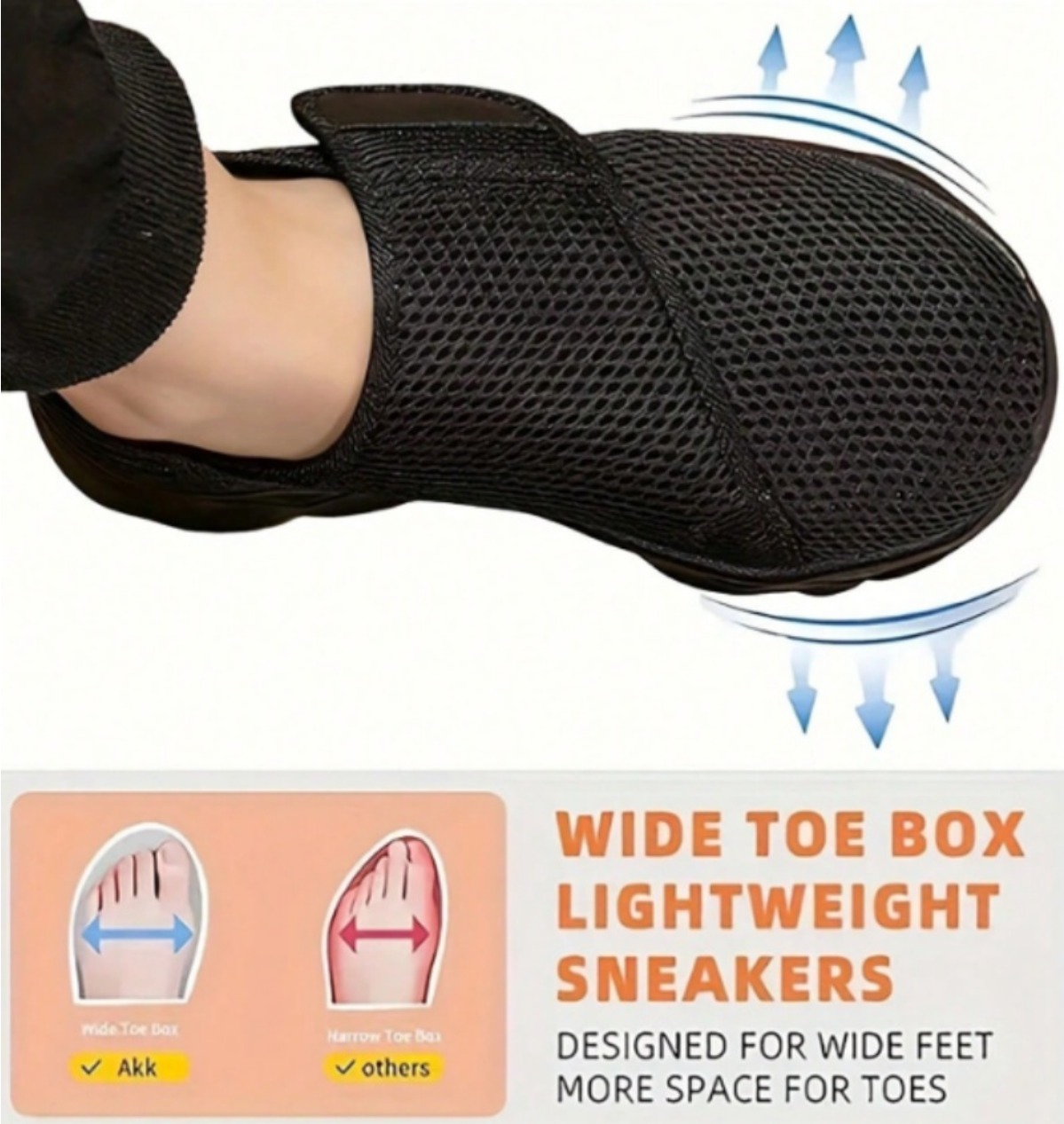 New Men Breathable Mesh Walkin - Men Shoes Velcro ulasan dan harga