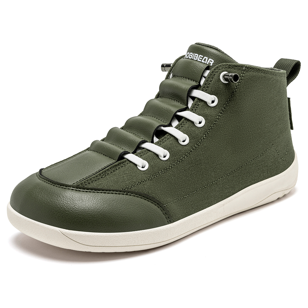 HOBIBEAR Mid-Top Canvas Boots  - Men'S Shoes Zero Drop ulasan dan harga