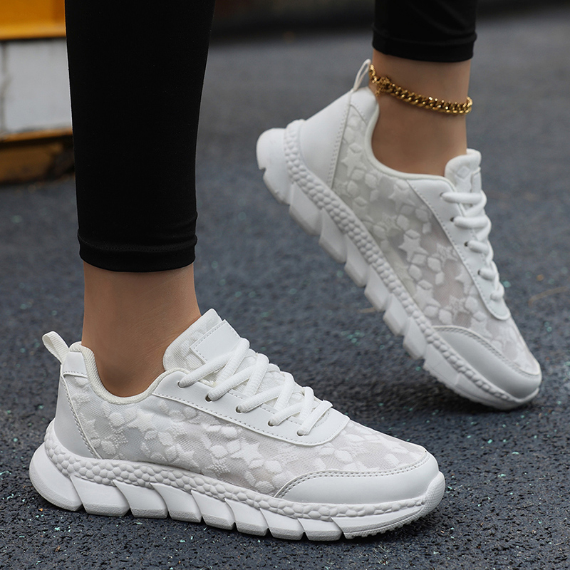 Women Casual Sneakers Breathab - Mesh Trainer Breathable ulasan dan harga