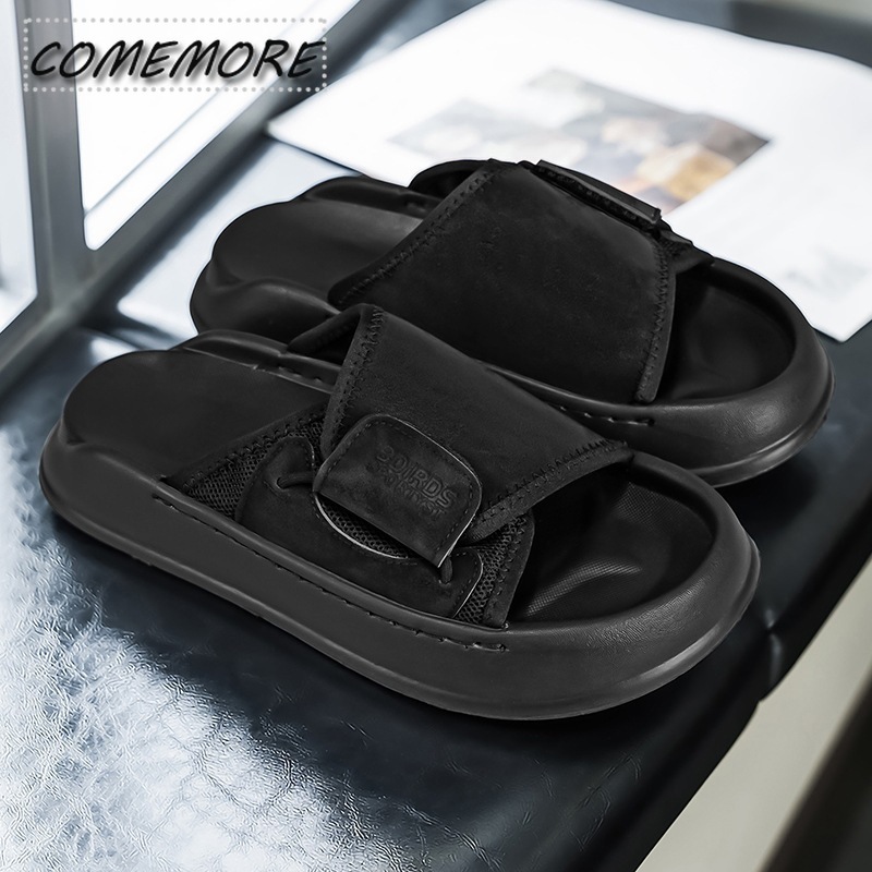 Comemore Men's Thick-Soled Ind - Men Shoes Velcro ulasan dan harga