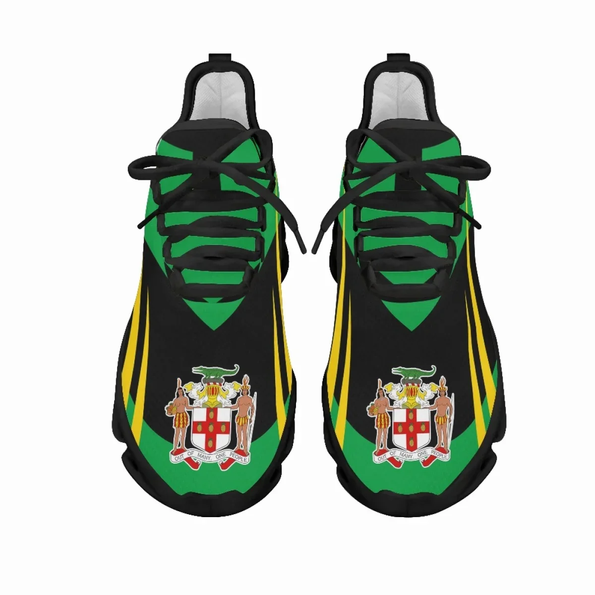 Jamaica Flag Print Shoes Men S - Mesh Trainer Breathable ulasan dan harga