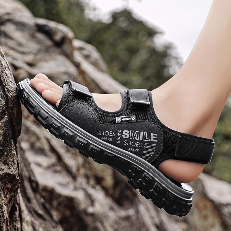 Men's 2026 New Summer Sandals, - Men Shoes Velcro ulasan dan harga