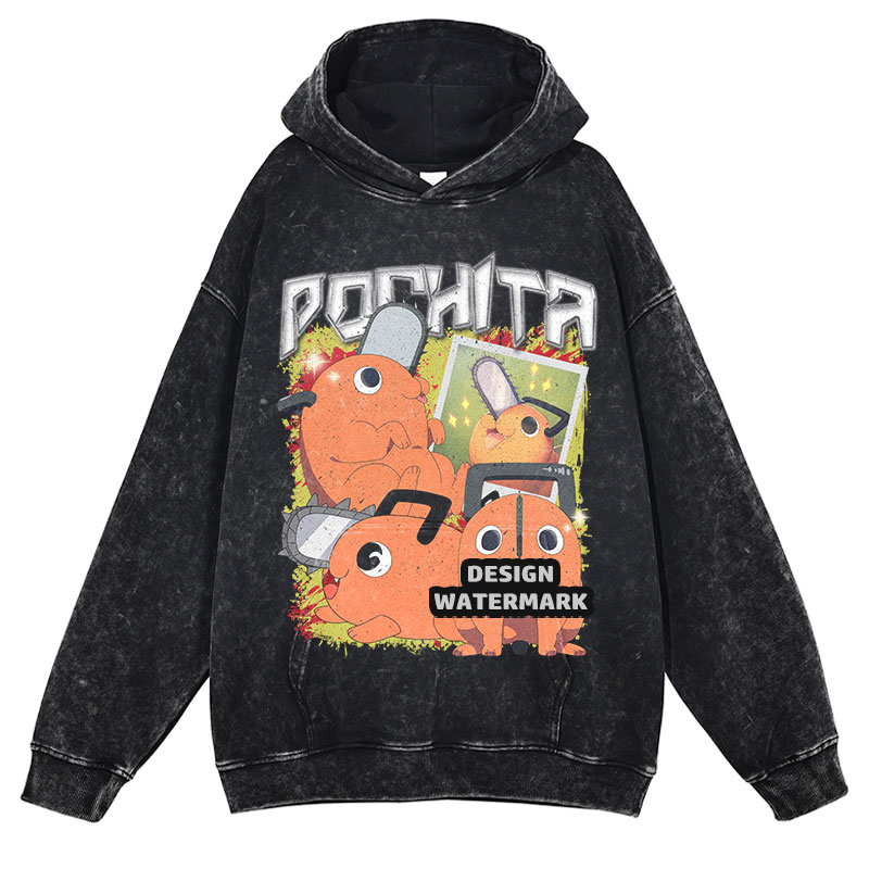 Anime Chainsaw Man Hoodies Den - Men'S Shoes Xl ulasan dan harga
