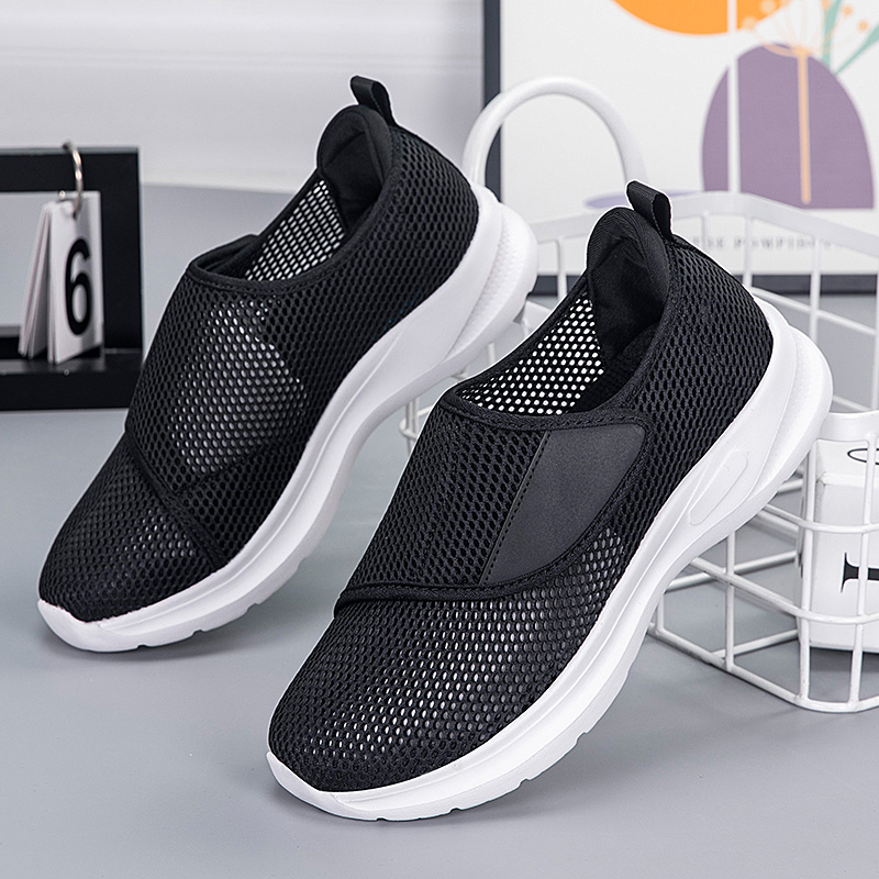 YUYIN Men's Summer Breathable  - Men Shoes Velcro ulasan dan harga