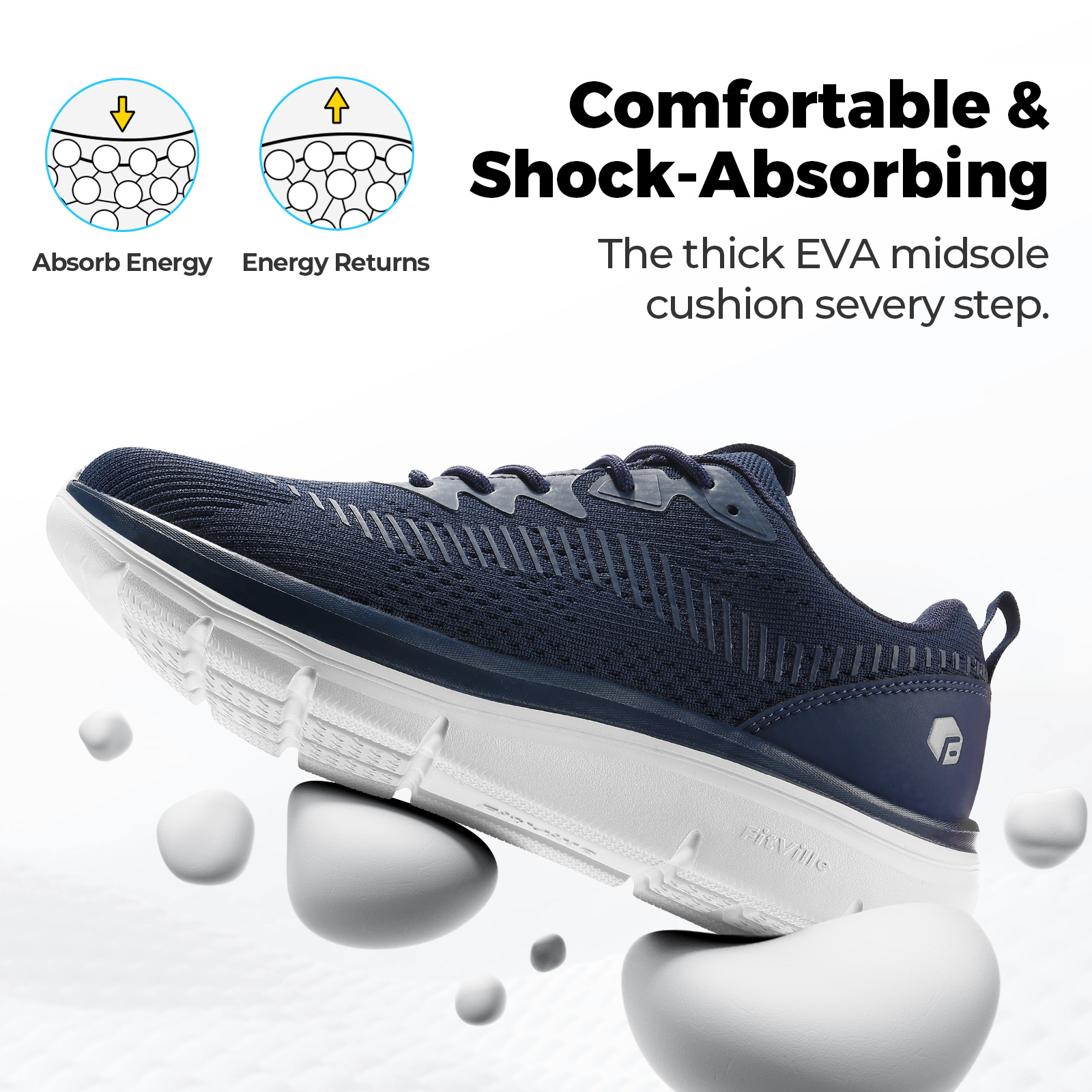 FitVille Men's Walking Shoes L - Men'S Shoes Wide Width ulasan dan harga