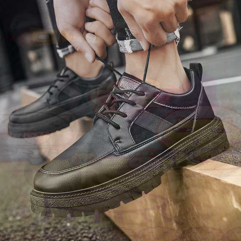 Dark Natural Leather Fashion T - Men'S Shoes Expensive Brands ulasan dan harga