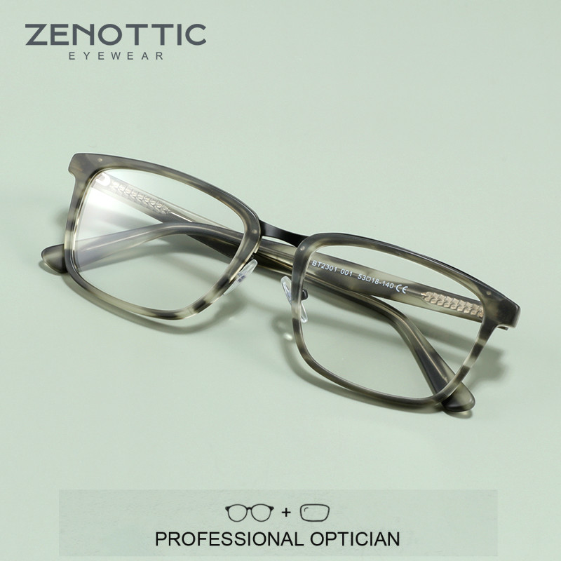 ZENOTTIC Square Acetate Prescr - Men Shoes Zegna ulasan dan harga