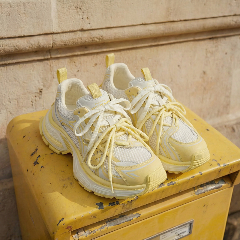 BEAUTODAY Chunky Sneakers Wome - Mesh Trainer Breathable ulasan dan harga