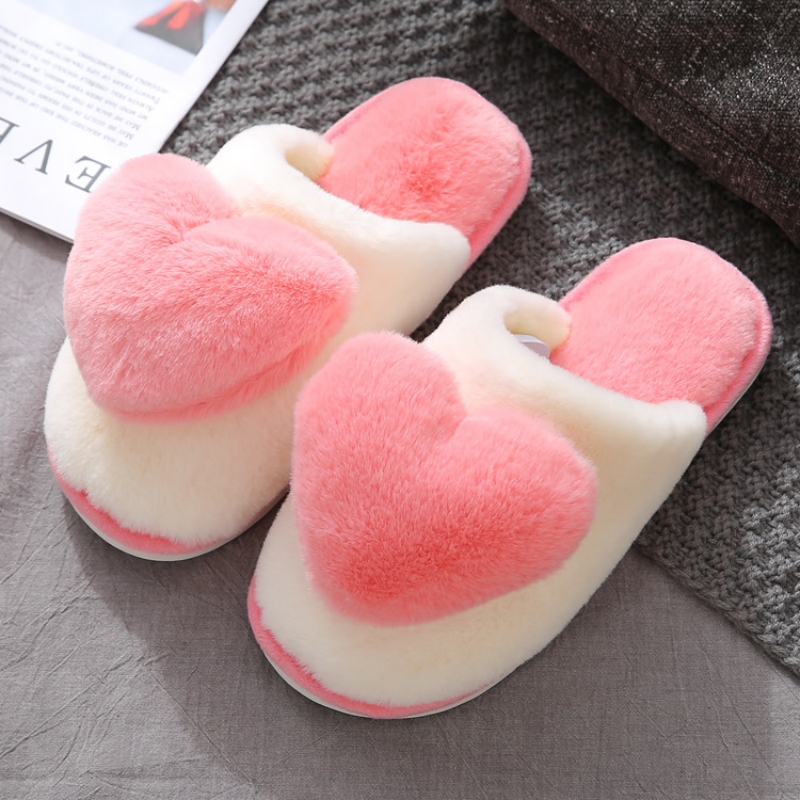 Winter Warm Heart Pattern Cott - Men'S Shoes Comfort ulasan dan harga