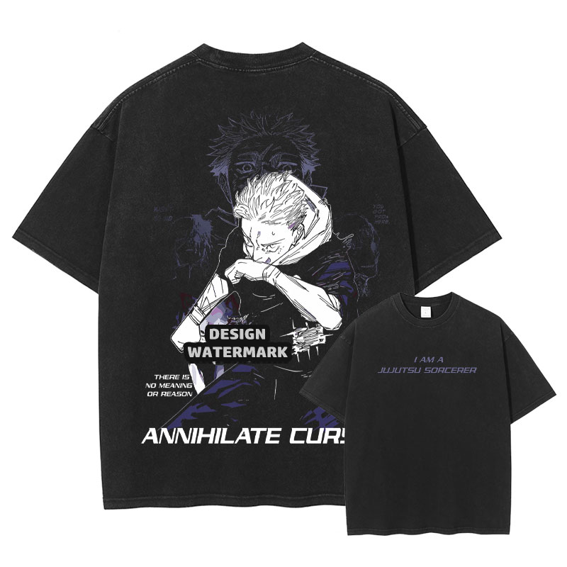 Anime JJK Gojo Saturo T Shirts - Men'S Shoes Xl ulasan dan harga