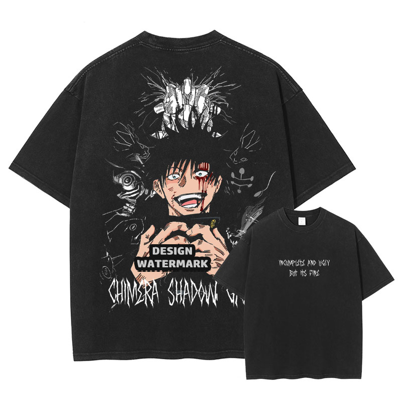 Anime JJK Gojo Saturo T Shirts - Men'S Shoes Xl ulasan dan harga