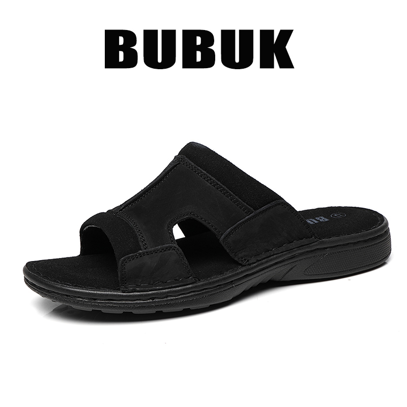 Bubuk Men's Outdoor Slip-On Le - Men Shoes Velcro ulasan dan harga
