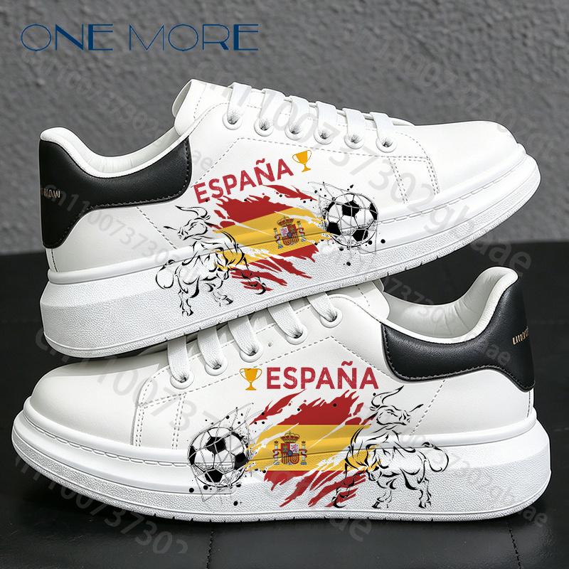 2026 Football Match Spain Prin - Men Shoes Yellow ulasan dan harga