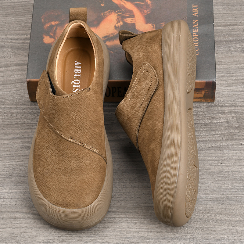Men's 2026 New Casual Loafers  - Men Shoes Velcro ulasan dan harga