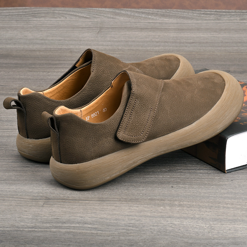 Men's 2026 New Casual Loafers  - Men Shoes Velcro ulasan dan harga