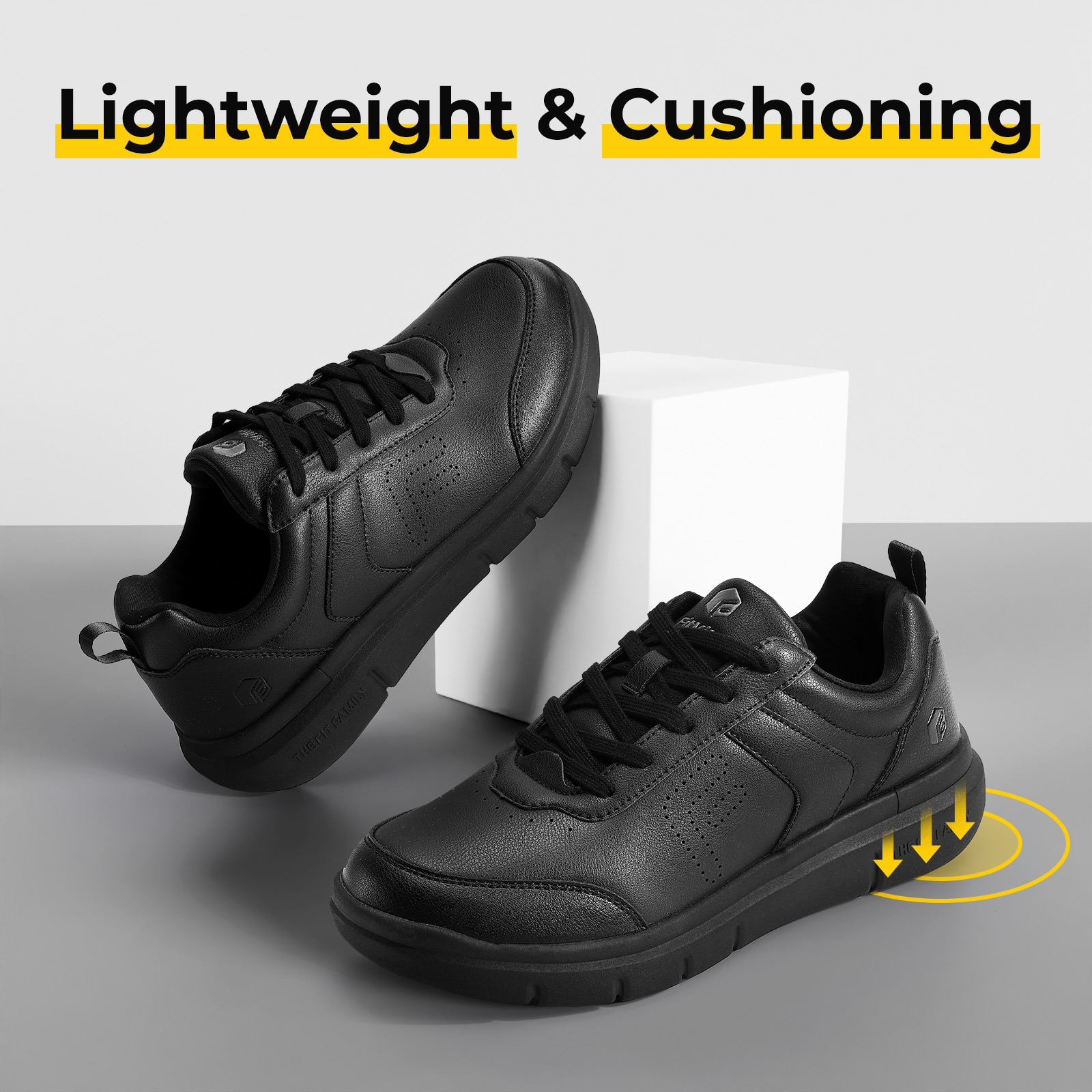 FitVille Men's Casual Leather  - Men'S Shoes For Wide Feet ulasan dan harga